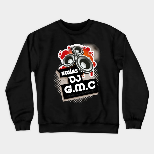 DJG.M.C-Swiss DJ Logo Crewneck Sweatshirt by G-Art Swiss